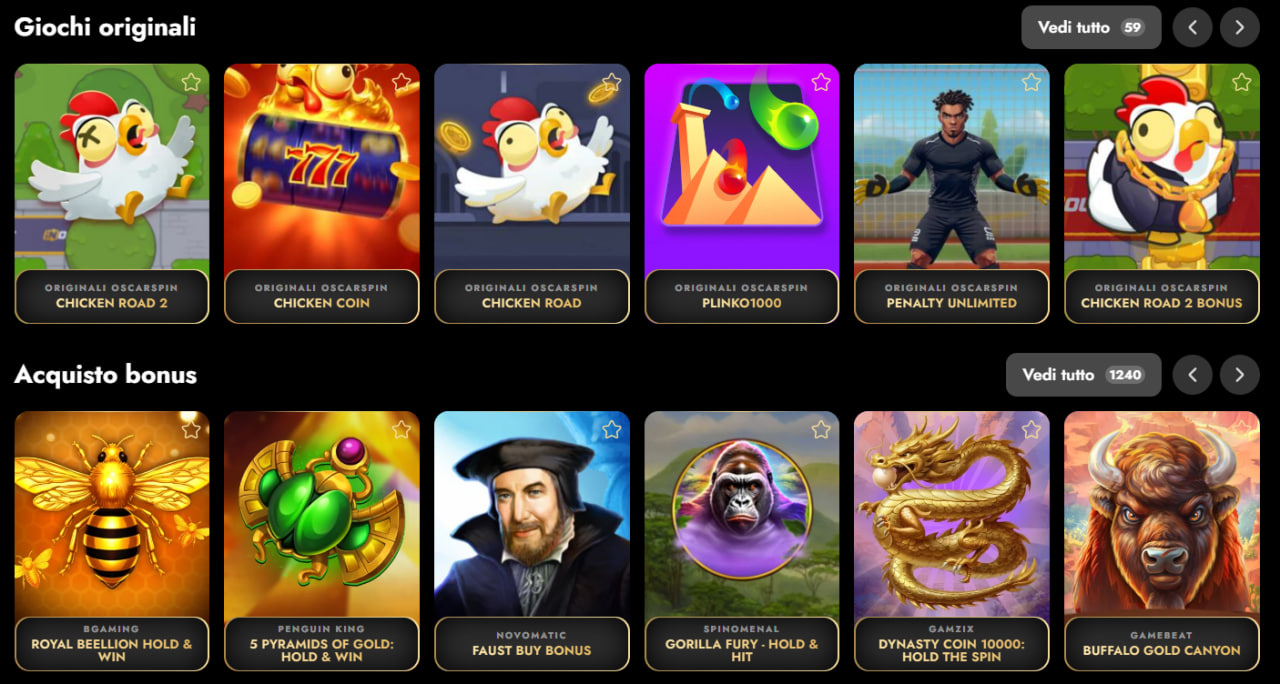 Oscarspin Casino