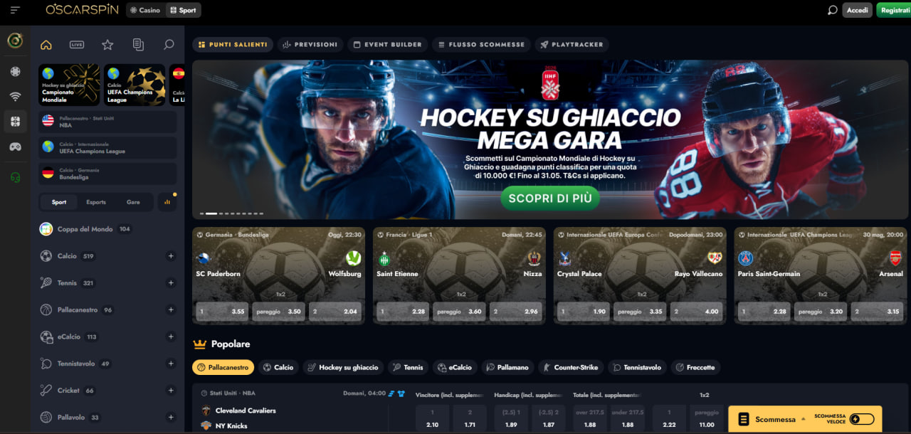 Oscarspin Casino